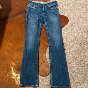 Ariat Women's Boot Cut Jeans in Deep Blue